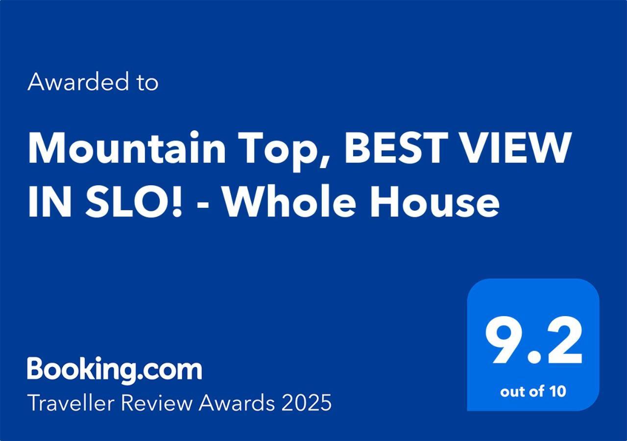 Mountain Top Getaway, Best View In Slo! - Whole House Сан Луис Обиспо Экстерьер фото